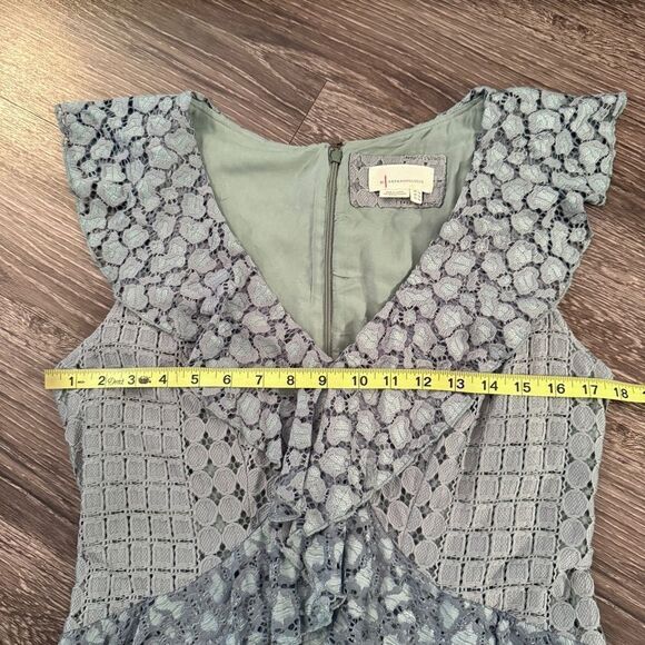 Anthropologie Antoinette Ruffled Midi Dress - Picture 5 of 8